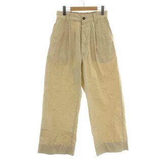 マーガレットハウエル COTTON TWILL チノパンツ 1 S ベージュ(チノパン)