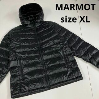 MARMOT - Marmot マーモット　1000 イーズ ダウン フーディ　ブラック　XL