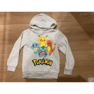 エイチアンドエム(H&M)のH&M エイチアンドエム　ポケモン　パーカー　キッズ　ポケットモンスター　グレー(ジャケット/上着)