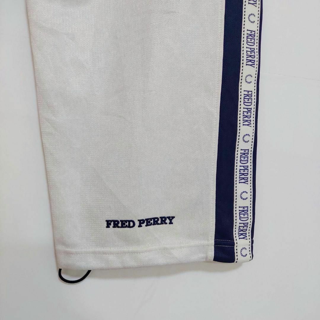 FRED PERRY(フレッドペリー)のFRED PERRY フレッドペリー トラックパンツ サイドライン 90s 白 メンズのパンツ(その他)の商品写真