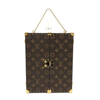 ルイヴィトン(LOUIS VUITTON)のルイヴィトン LOUIS VUITTON ホーム ミラー トランク GI0554 モノグラム インテリア 三面鏡 鏡 モノグラムキャンバス ブラウン 未使用(ミラー)