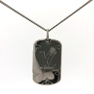 ルイヴィトン(LOUIS VUITTON)のルイヴィトン LOUIS VUITTON ロケットネックレス M62484 LV ペンダント アクセサリー ネックレス メタル シルバー(ネックレス)