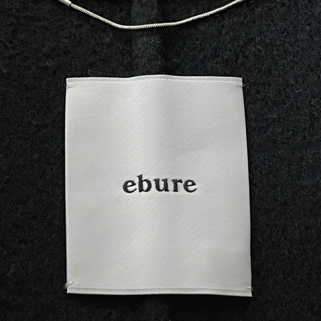 ebure(エブール)のあいこ様専用ebure リュクスビーバー スタンドカラーブルゾン ブラック レディースのジャケット/アウター(ブルゾン)の商品写真