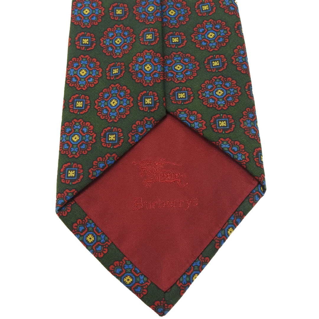 BURBERRY(バーバリー)の【中古】バーバリーズ ネクタイ シルク100％ 小物 グリーン ビジネスマン 紳士 おしゃれ アパレル メンズ 男性 BURBERRYS necktie silk メンズのファッション小物(ネクタイ)の商品写真
