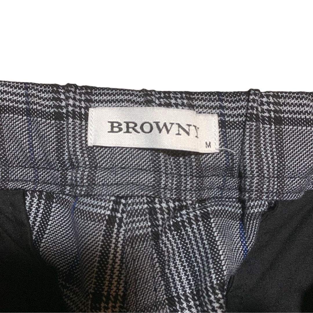 BROWNY(ブラウニー)のBROWNY ブラウニー　メンズ　ボトムス　パンツ　アンクル丈　チェック メンズのパンツ(スラックス)の商品写真