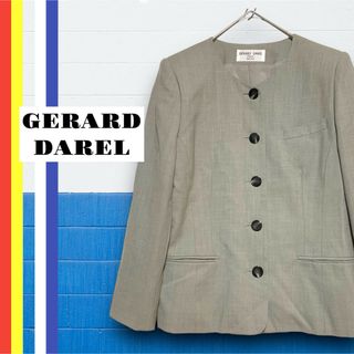 ジェラルドジェンタ(Gerald Genta)のGERARD DAREL ジェラールダレル　ジャケット　ノーカラー　レディース(ノーカラージャケット)