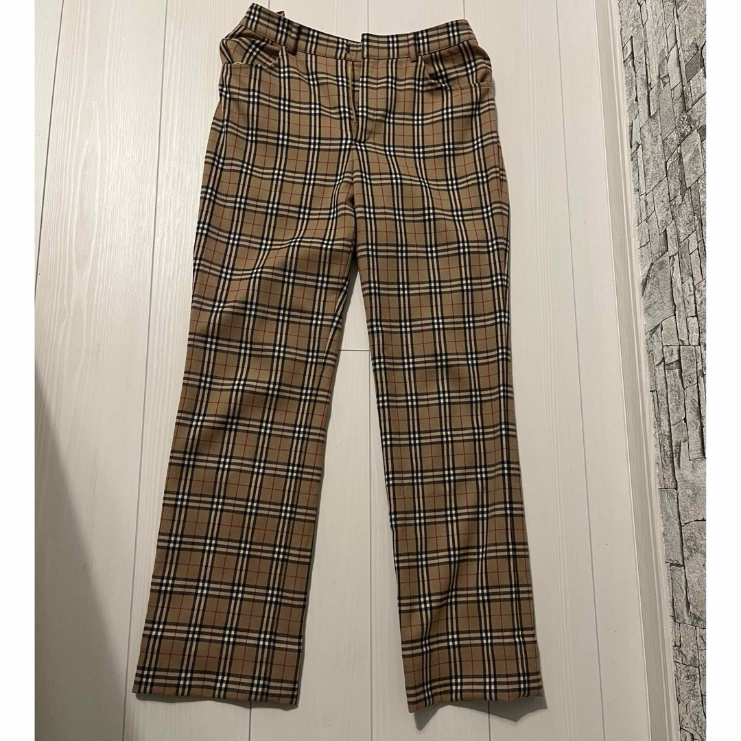 BURBERRY BLUE LABEL(バーバリーブルーレーベル)のBurberry ノバチェック　パンツ　38 レディースのパンツ(その他)の商品写真