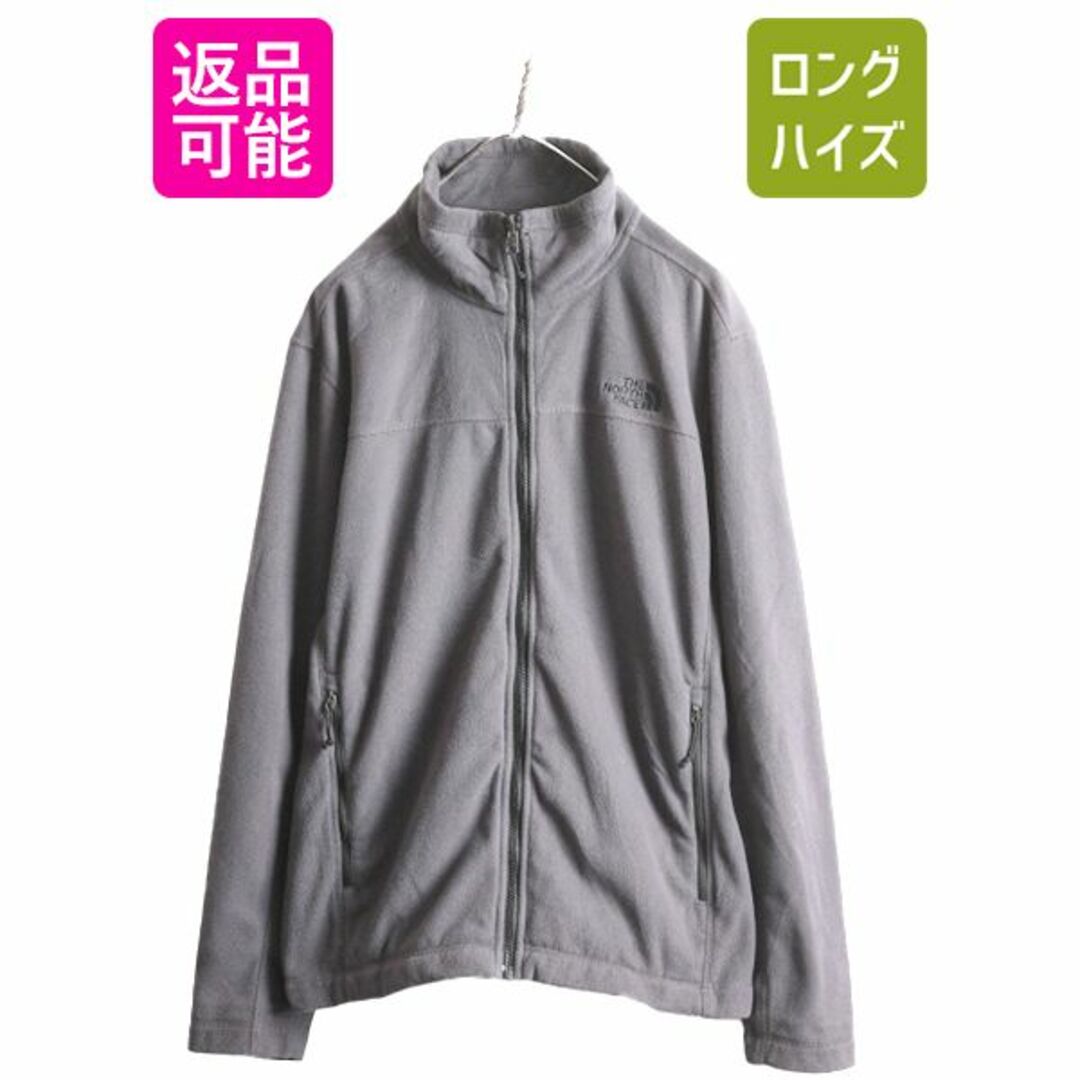 THE NORTH FACE(ザノースフェイス)のノースフェイス フルジップ フリース ジャケット メンズ L 古着 The North Face アウトドア ジャンパー ブルゾン ハイネック ジップアップ メンズのジャケット/アウター(ブルゾン)の商品写真