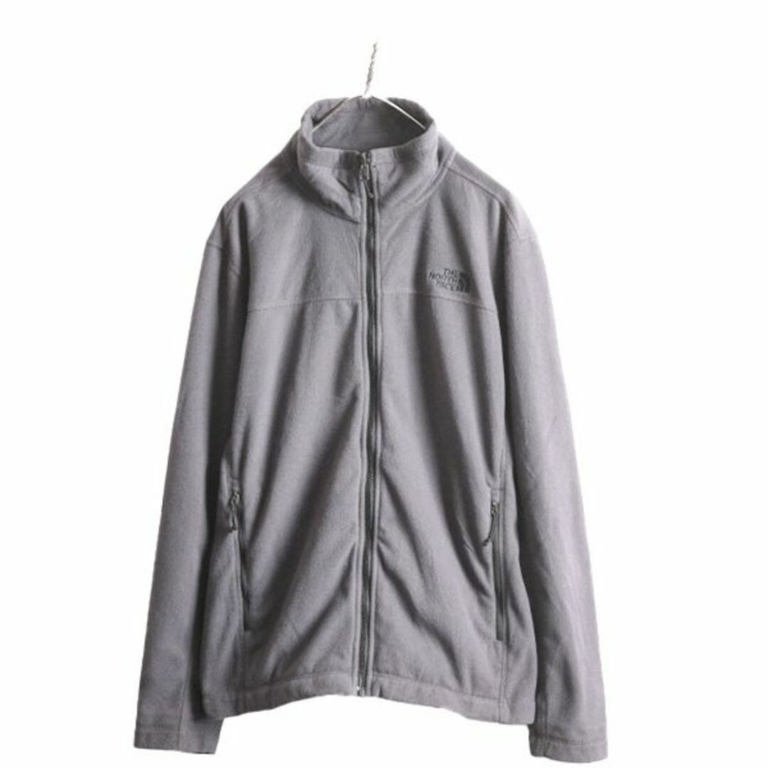 THE NORTH FACE(ザノースフェイス)のノースフェイス フルジップ フリース ジャケット メンズ L 古着 The North Face アウトドア ジャンパー ブルゾン ハイネック ジップアップ メンズのジャケット/アウター(ブルゾン)の商品写真