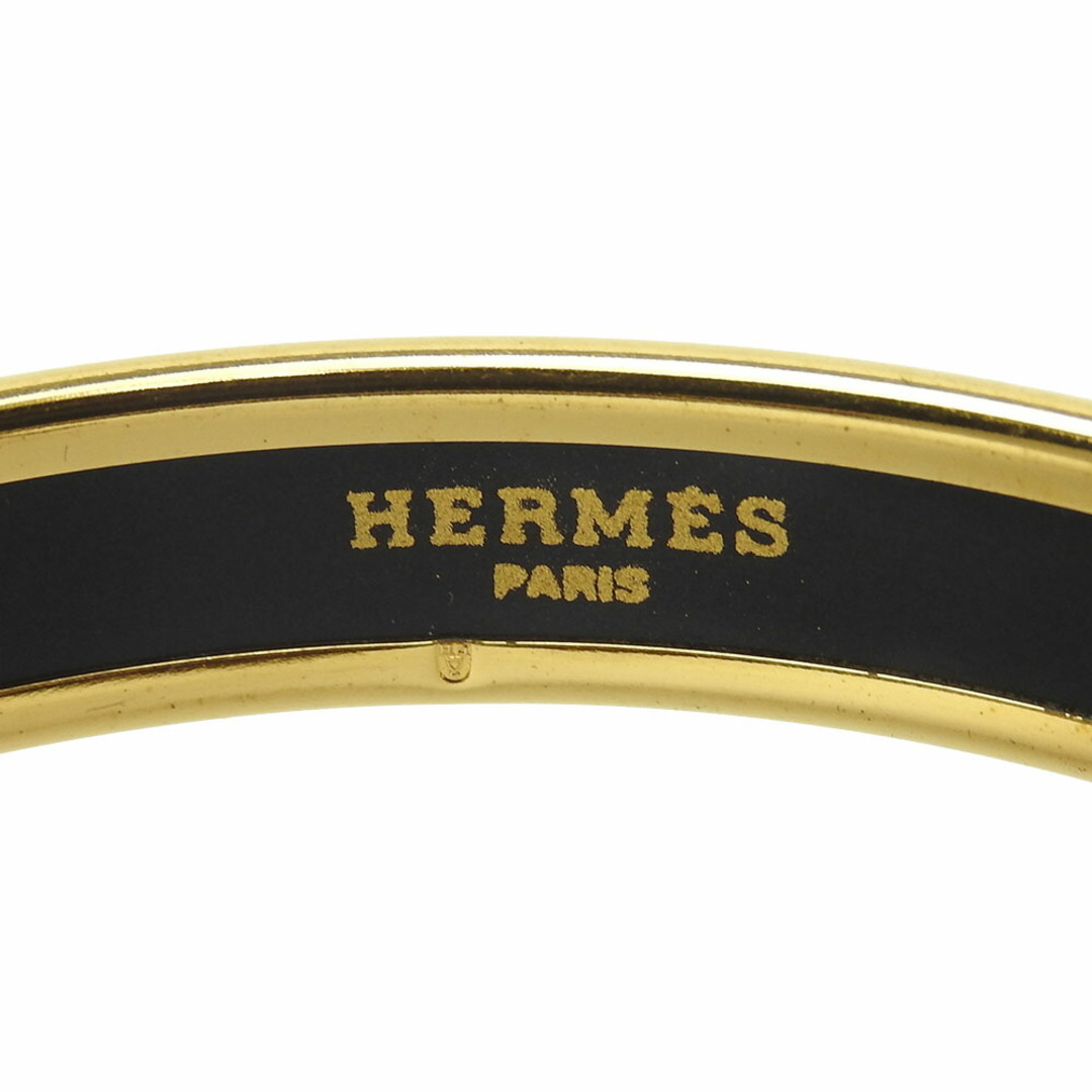 Hermes(エルメス)の【中古】エルメス バングル エマイユ GP 七宝焼き ゴールド メッキ アクセサリー 小物 レディース 女性 HERMES bangle accessory レディースのアクセサリー(ブレスレット/バングル)の商品写真