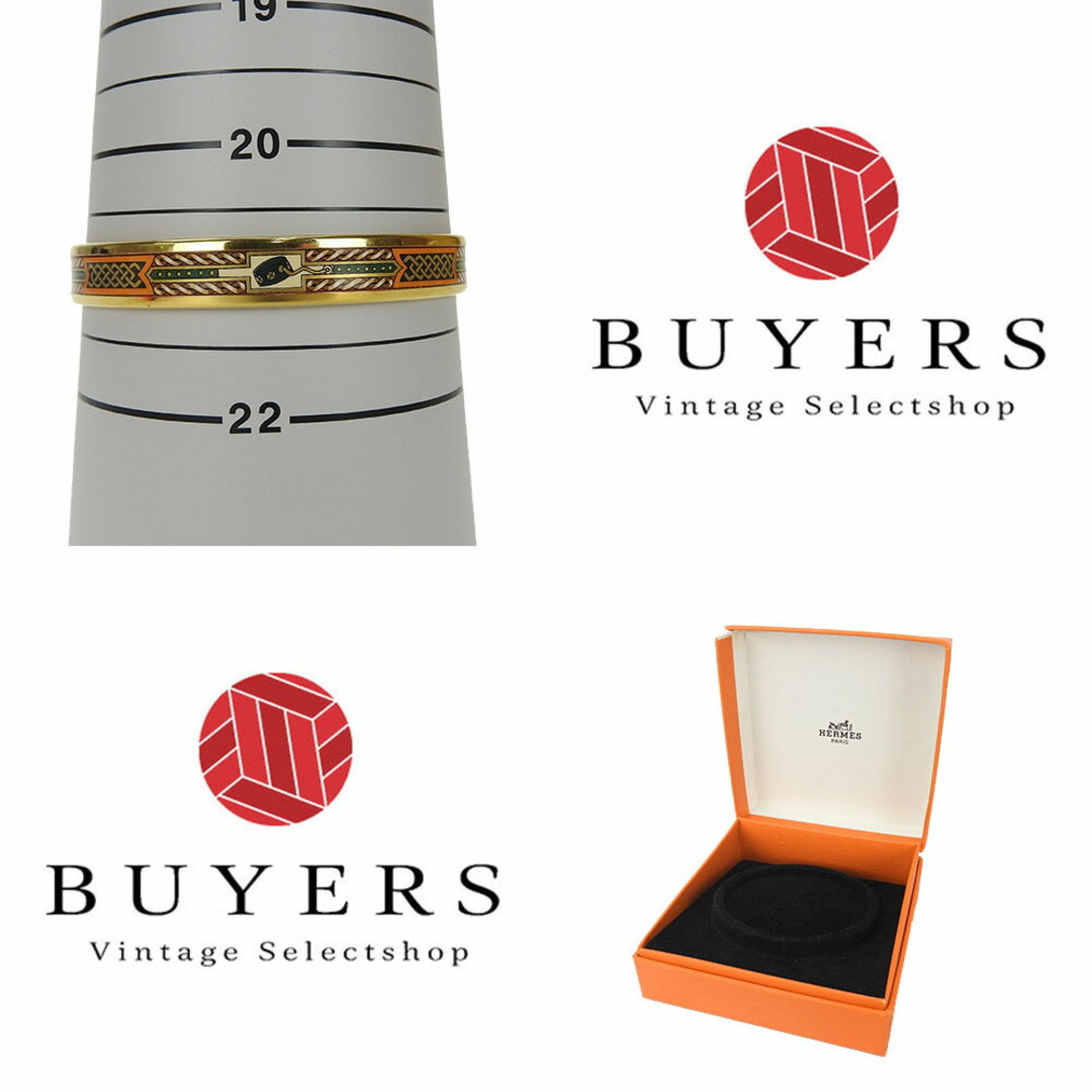 HERMES - 【中古】エルメス バングル エマイユ GP 七宝焼き HERMES - 【中古】エルメス バングル エマイユ GP 七宝焼き