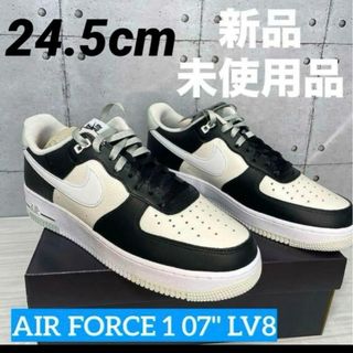 ナイキ(NIKE)のNIKE AIR FORCE 1 07 LV8 エアフォース1 パンダ　24.5(スニーカー)