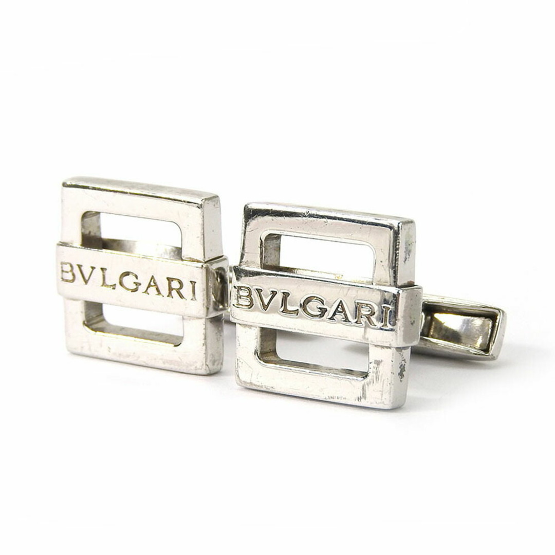 BVLGARI(ブルガリ)の【中古】ブルガリ カフリンクス カフスボタン シルバー 925 アクセサリー ジュエリー 小物 大人 スーツ おしゃれ メンズ 男性 BVLGARI jewelry Accessories cuffs メンズのファッション小物(カフリンクス)の商品写真