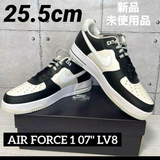 ナイキ(NIKE)のNIKE AIR FORCE 1 07 LV8 エアフォース1 パンダ　25.5(スニーカー)