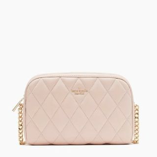 ケイトスペードニューヨーク(kate spade NEW YORK)の新品 ケイトスペード キャリー ミニ カメラ バッグ コンクピンク キルティング(ショルダーバッグ)