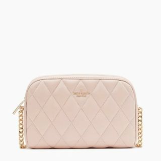 ケイトスペードニューヨーク(kate spade new york)の新品 ケイトスペード キャリー ミニ カメラ バッグ コンクピンク キルティング(ショルダーバッグ)