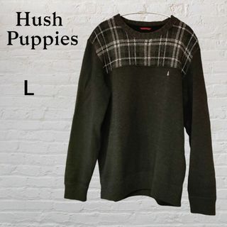 ハッシュパピー(Hush Puppies)のHush Puppies　ハッシュパピー　メンズニット　L(ニット/セーター)