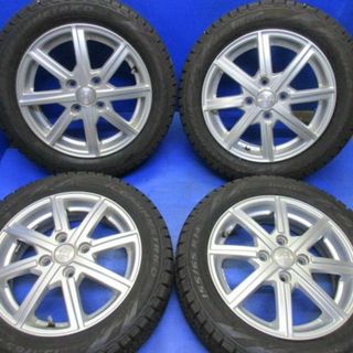 店）アフロディーテ14+　155/65R14スタッドレス　ムーヴ　ワゴンR　ミラ(タイヤ・ホイールセット)