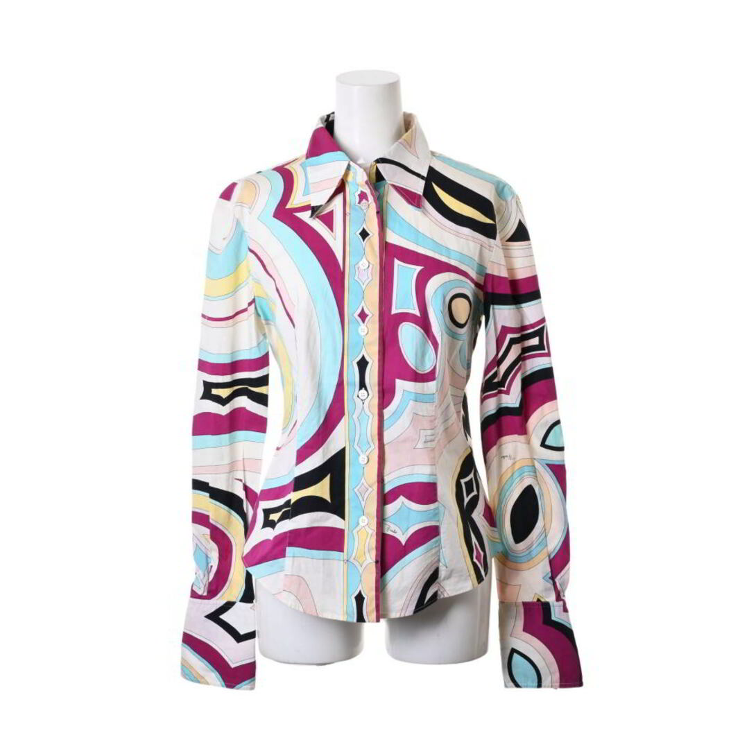 EMILIO PUCCI(エミリオプッチ)のEMILIO PUCCI ストレッチ シャツ レディースのトップス(シャツ/ブラウス(長袖/七分))の商品写真