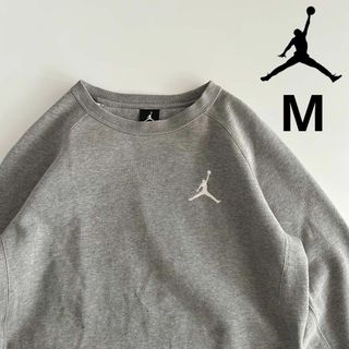 ジョーダン(Jordan Brand（NIKE）)のNIKE エアジョーダン AIR JORDAN スウェット グレー ワンポイント(スウェット)