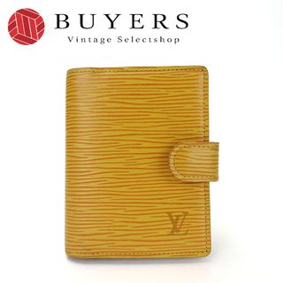 ルイヴィトン(LOUIS VUITTON)の【中古】 ルイヴィトン 手帳カバー ミニ・アジェンダ R20079 エピ タッシリイエロー 小物 ビジネス レディース メンズ 女性 男性 ユニセックス ビトン LOUIS VUITTON lv diary epi leather yellow(手帳)