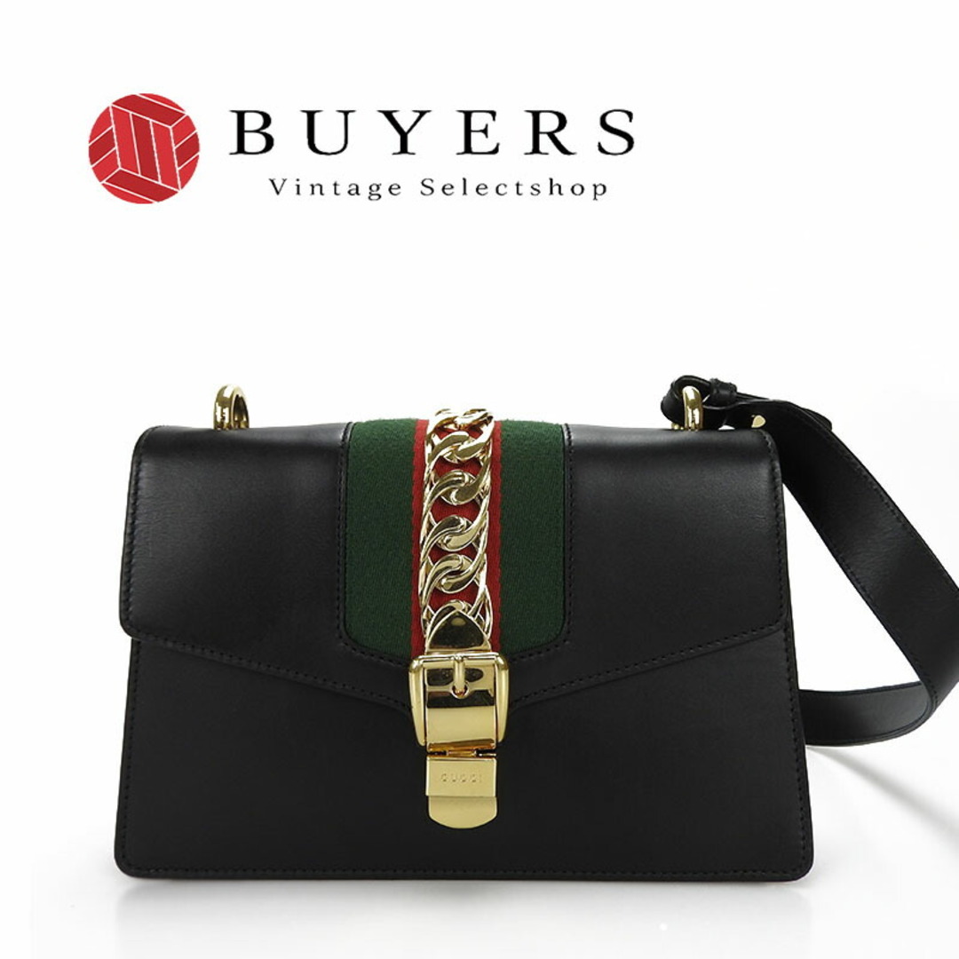 GUCCI - 【中古】グッチ シルヴィ スモール ショルダーバッグ GUCCI - 【中古】グッチ シルヴィ スモール ショルダーバッグ