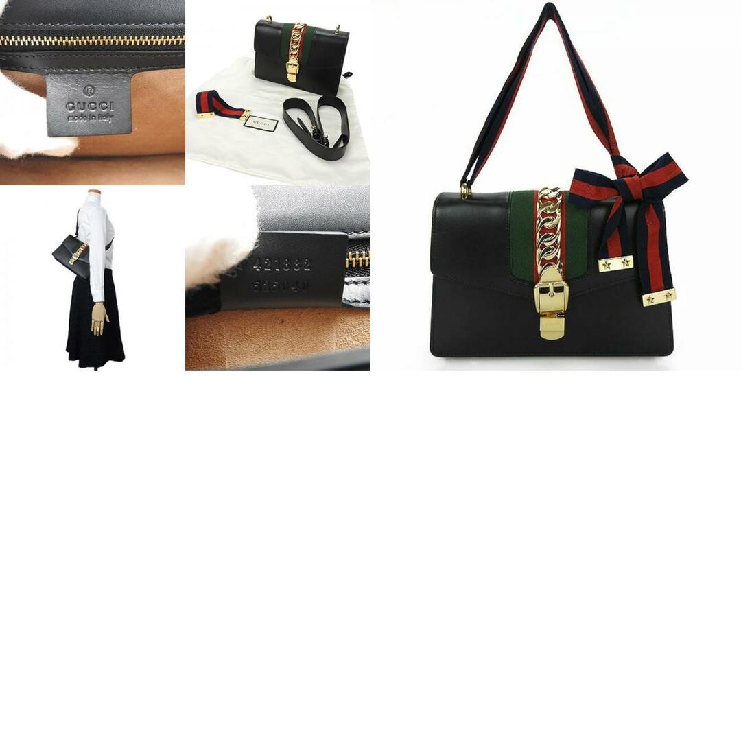 GUCCI - 【中古】グッチ シルヴィ スモール ショルダーバッグ GUCCI - 【中古】グッチ シルヴィ スモール ショルダーバッグ