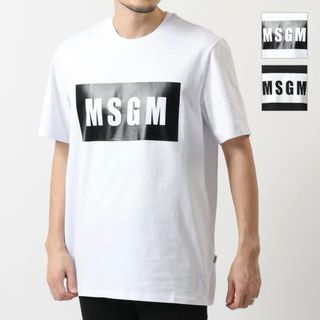 MSGM - MSGM 新品 国内正規品 ロゴ Tシャツ 半袖 ホワイト サイズM