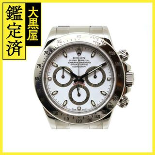 ロレックス(ROLEX)のロレックス　116520　デイトナ　ホワイト文字盤【200】C(腕時計(アナログ))