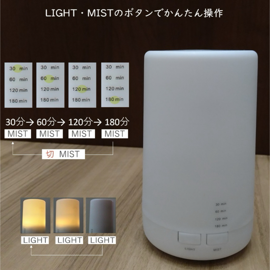 MUJI (無印良品)(ムジルシリョウヒン)の無印良品 スマホ/家電/カメラの生活家電(加湿器/除湿機)の商品写真