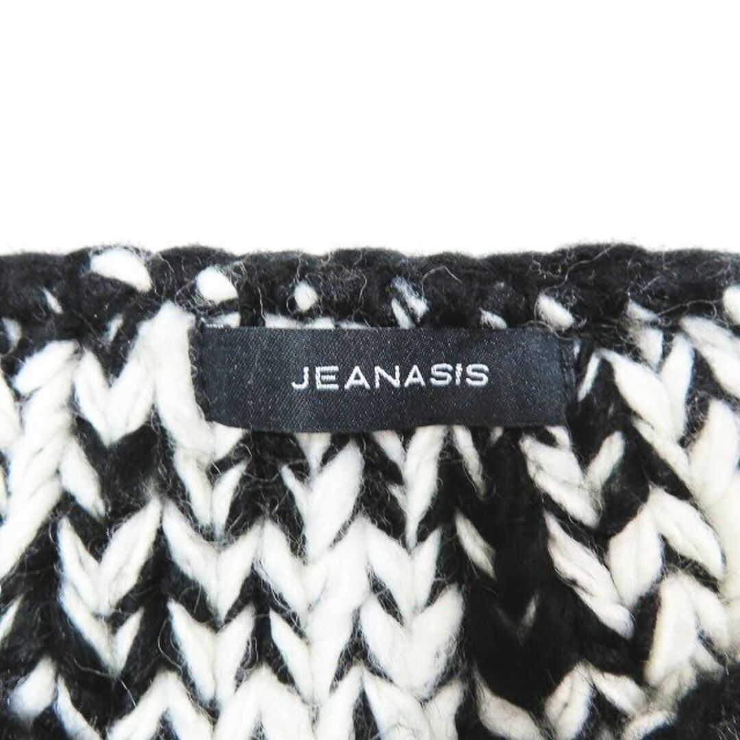 JEANASIS(ジーナシス)の美品 ジーナシス JEANASIS 1.5Gハンドライク ニットベスト F レディースのトップス(ベスト/ジレ)の商品写真