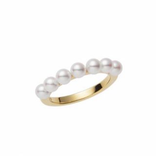 ミキモト(MIKIMOTO)の現行品　mikimoto ミキモト　あこや真珠　ベビーパールリング(リング(指輪))