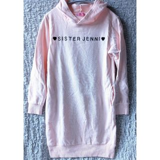 ジェニィ(JENNI)のSister Jenni シスタージェニィ★ロング パーカー 150 ピンク系(Tシャツ/カットソー)