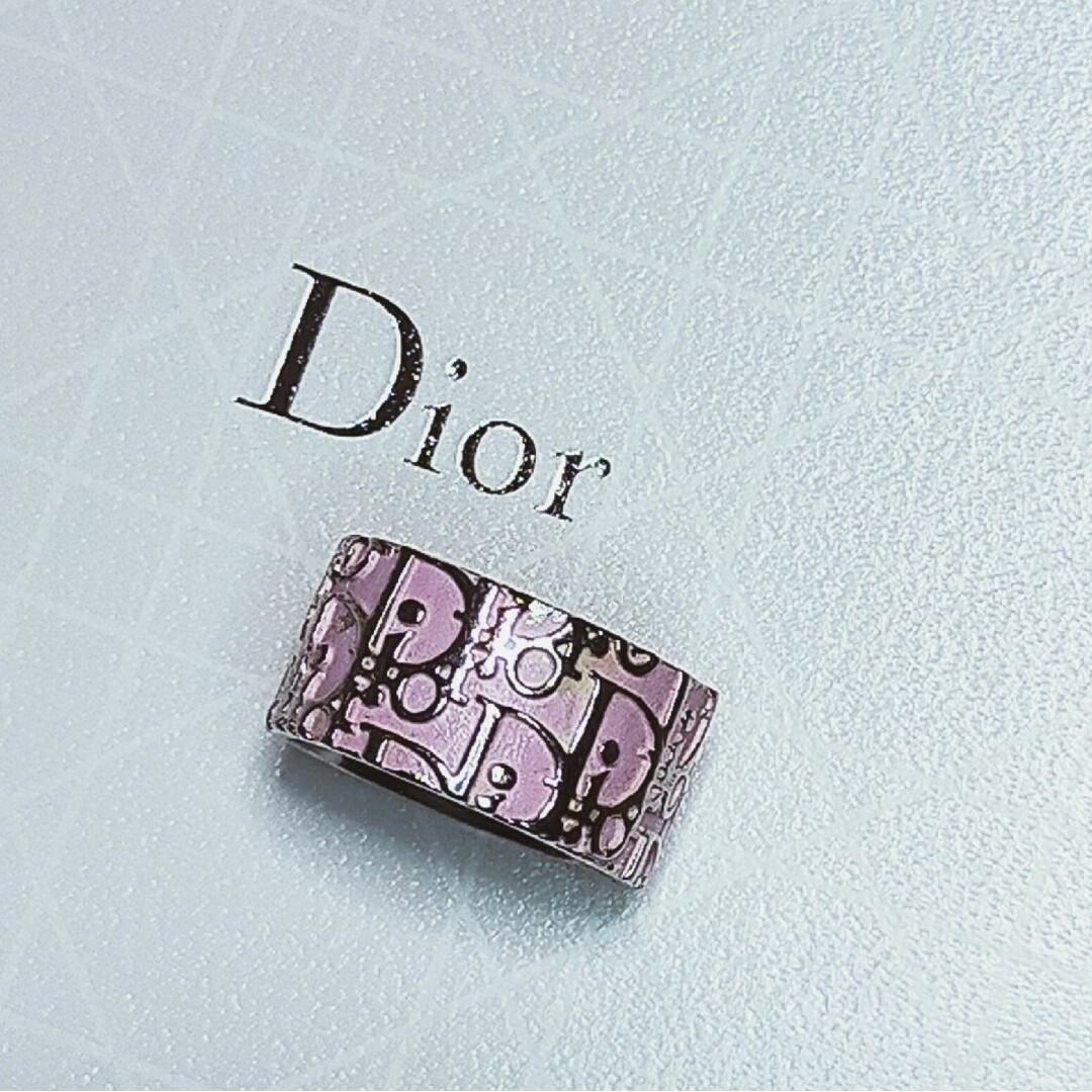 Christian Dior(クリスチャンディオール)の美品💗クリスチャンディオール💗トロッターリング💗ピンク💗 レディースのアクセサリー(リング(指輪))の商品写真