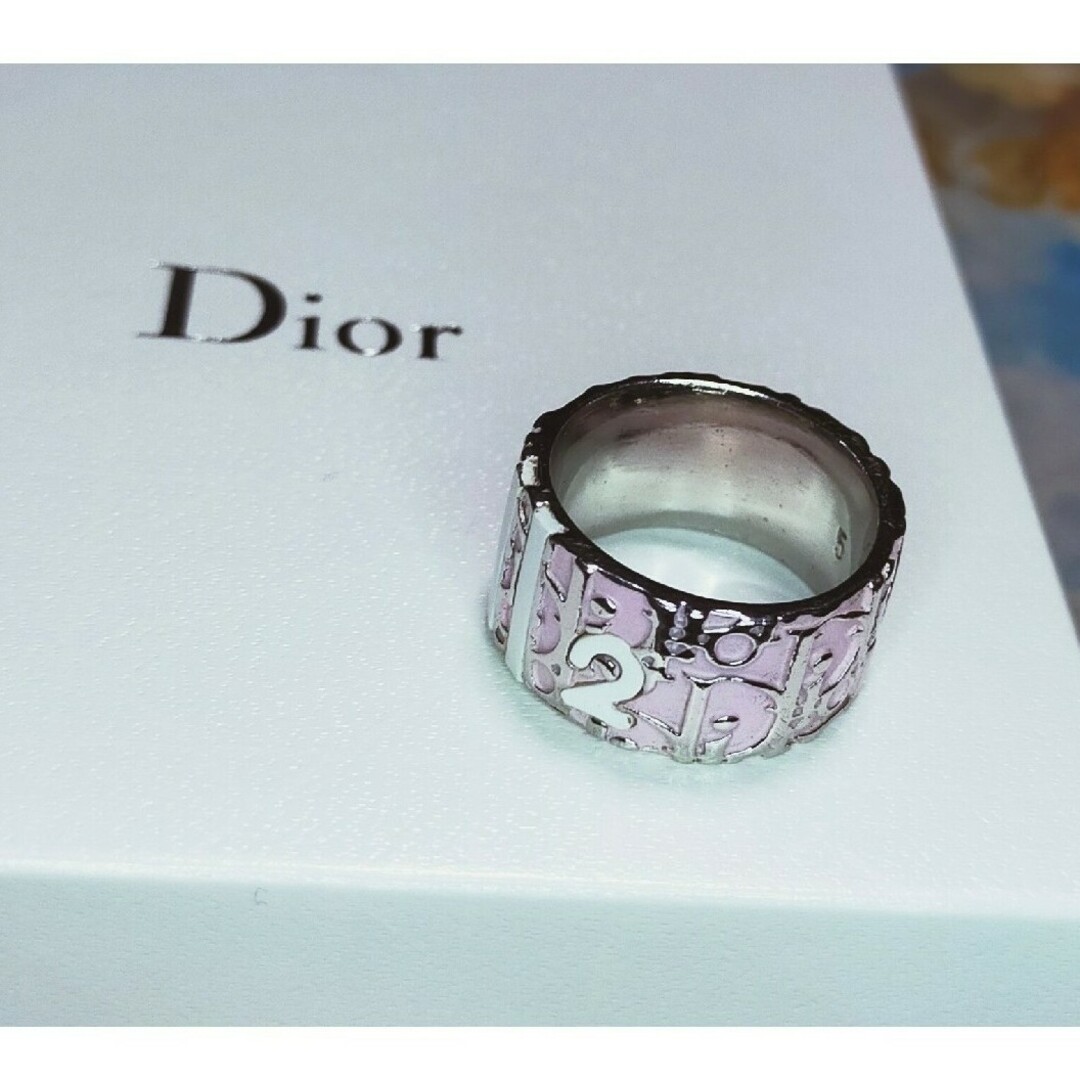 Christian Dior(クリスチャンディオール)の美品💗クリスチャンディオール💗トロッターリング💗ピンク💗 レディースのアクセサリー(リング(指輪))の商品写真