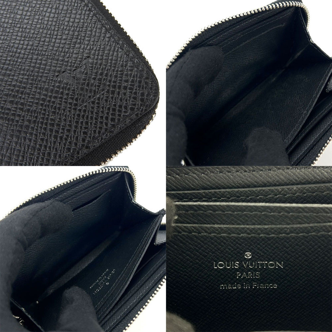 LOUIS VUITTON(ルイヴィトン)の【中古】  ルイヴィトン コインケース ジッピー コインパース M32832 タイガ アルドワーズ ブラック 黒 コンパクトウォレット ラウンドファスナー 小物 ビジネス 大人 メンズ 男性 LV LOUIS VUITTON coinpurse black メンズのファッション小物(コインケース/小銭入れ)の商品写真