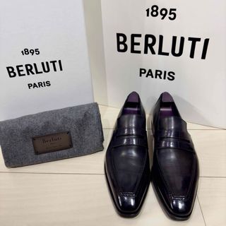 ベルルッティ(Berluti)の特注 定価52.5万円 ベルルッティ アンディ スクリットレザー ローファー(ドレス/ビジネス)