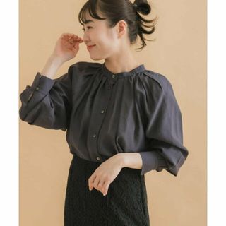 アーバンリサーチロッソ(URBAN RESEARCH ROSSO)の【charcoal】ランダムタックセミシアーブラウス(シャツ/ブラウス(長袖/七分))