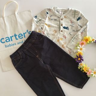 カーターズ(carter's)の新品♡カーターズ♡18M♡ロンパース♡パンツ♡セット/プティマイン/ユニクロ/他(ロンパース)