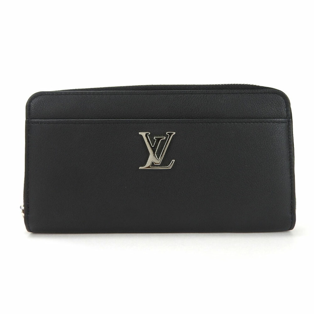 LOUIS VUITTON(ルイヴィトン)の【中古】 ルイヴィトン ラウンドファスナー 長財布 ジッピー・ロックミー  M62622 ノワール レザー 革 普段使い 小物 女性 レディース LV ビトン LOUIS VUITTON Zip Around Wallet Long noir レディースのファッション小物(財布)の商品写真