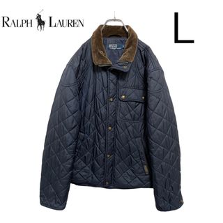 ポロラルフローレン(POLO RALPH LAUREN)の【レア】ラルフローレン⭐︎ハンティングジャケット⭐︎キルティング⭐︎ネイビー(ナイロンジャケット)