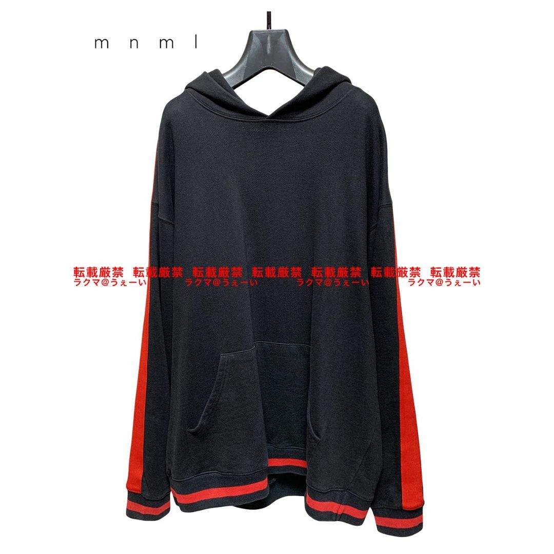 mnml - 美品 mnml ミニマル Striped Hoodie パーカー オーバーサイズの