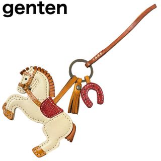 ゲンテン(genten)のgenten チャーム　キーホルダー　ホース　馬　ウマ　蹄鉄　フリンジ　タッセル(チャーム)