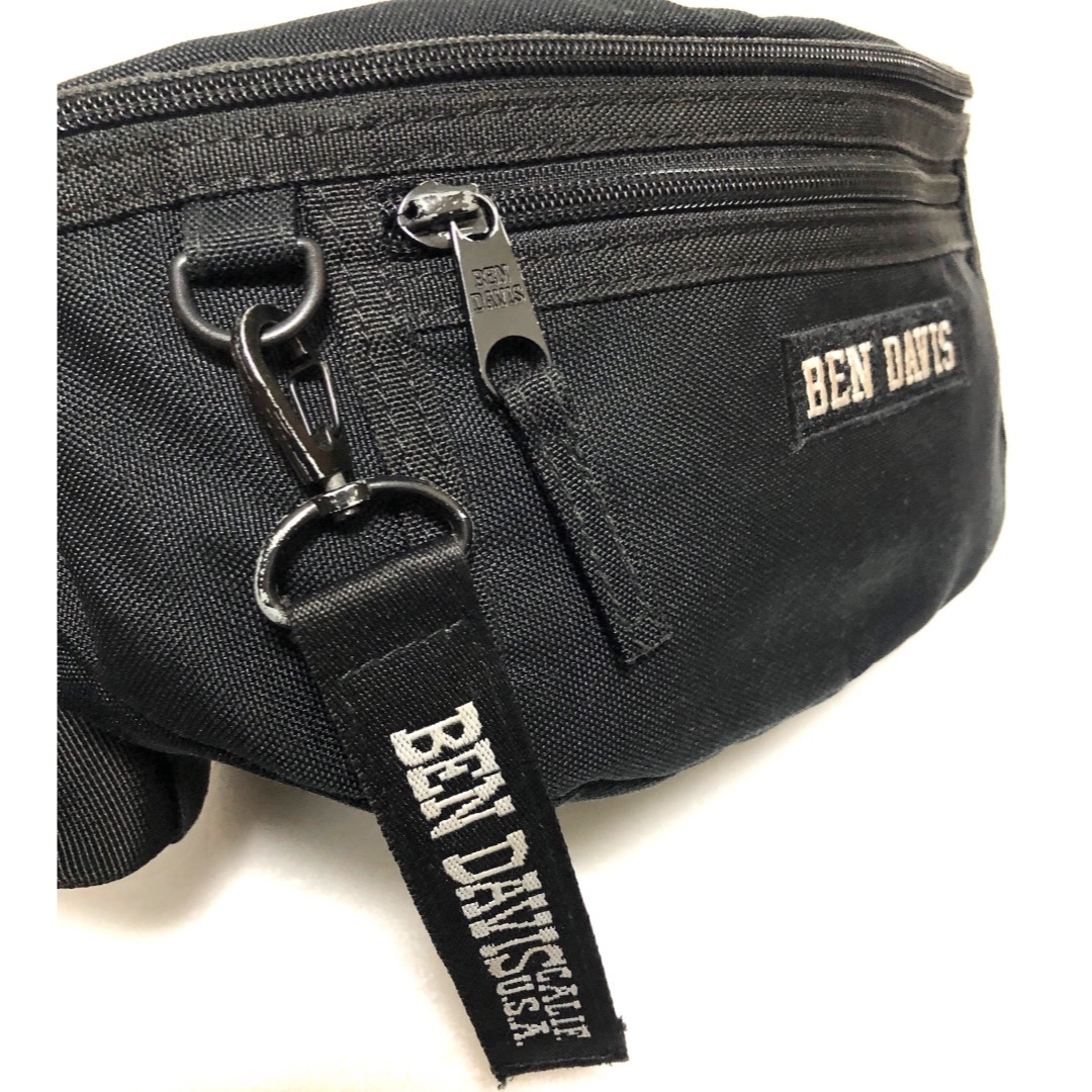 BEN DAVIS(ベンデイビス)のベンデイビス　BEN DAVIS 2402141 ウエストバッグ　ブラック 黒 メンズのバッグ(ショルダーバッグ)の商品写真