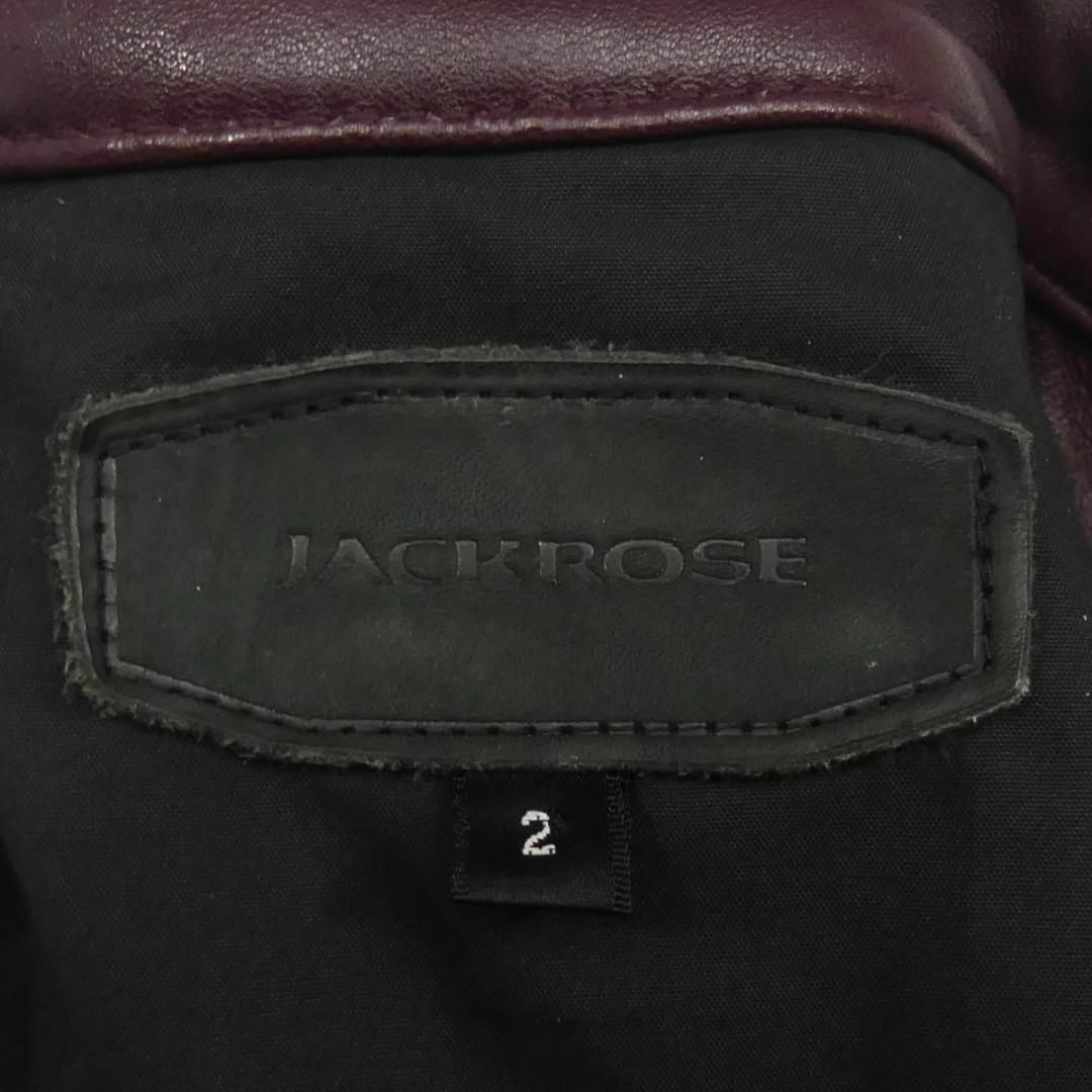 JACKROSE(ジャックローズ)のJACKROSE ジャックローズ レザージャケットM 本革 メンズ TN1679 メンズのジャケット/アウター(レザージャケット)の商品写真