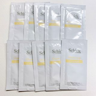 Schick シェービングクリーム ひげ剃り前 使い切りサイズ 計10個 セット