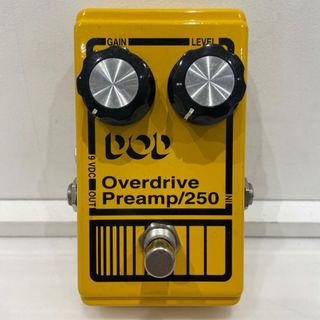 DOD（ディーオーディー）/Overdrive Preamp/250 イエローボディ 【中古】【USED】ギター用エフェクターオーバードライブ【COCOSA熊本店】(エフェクター)