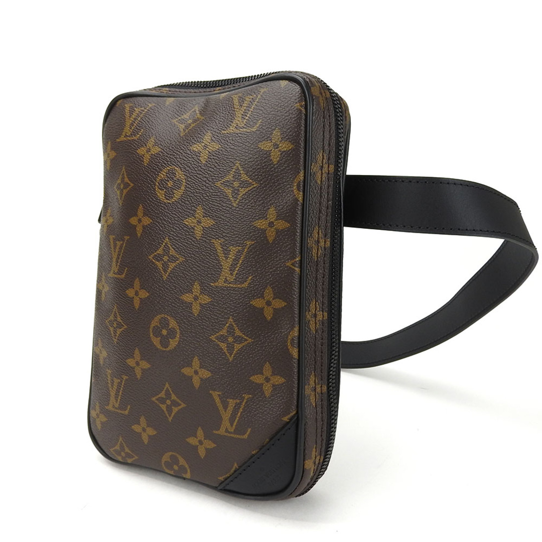 LOUIS VUITTON(ルイヴィトン)の【中古】 美品 ルイヴィトン ボディバッグ ショルダー ユーティリティ・サイドバッグ M44428 モノグラム・ソーラーレイ ヴァージル・アブロー レザー 革 ブラック  メンズ 男性 LV LOUIS VUITTON shoulder bag Monogram black メンズのバッグ(ショルダーバッグ)の商品写真