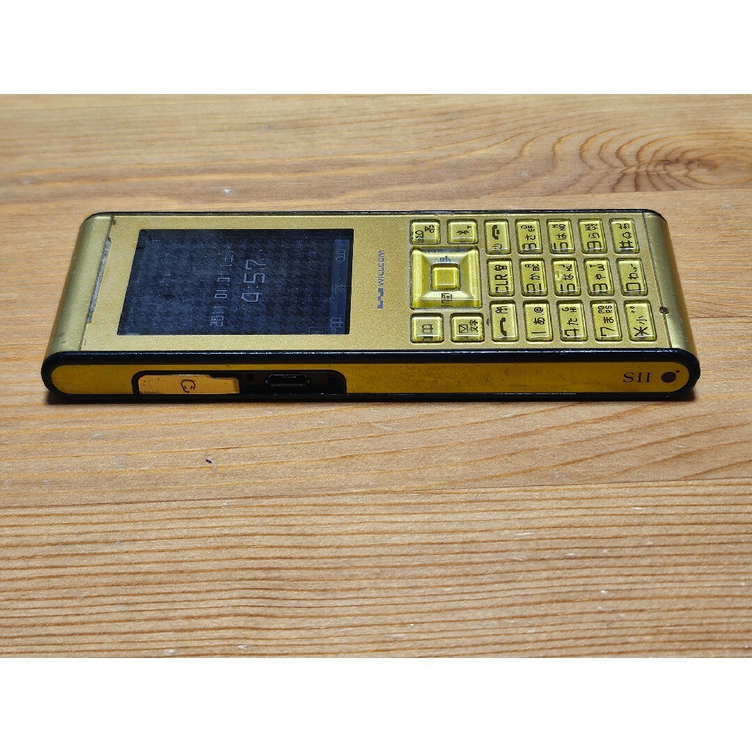 京セラ(キョウセラ)の【ジャンク品】WILLCOM WX01S ピッチ スマホ/家電/カメラのスマートフォン/携帯電話(PHS本体)の商品写真