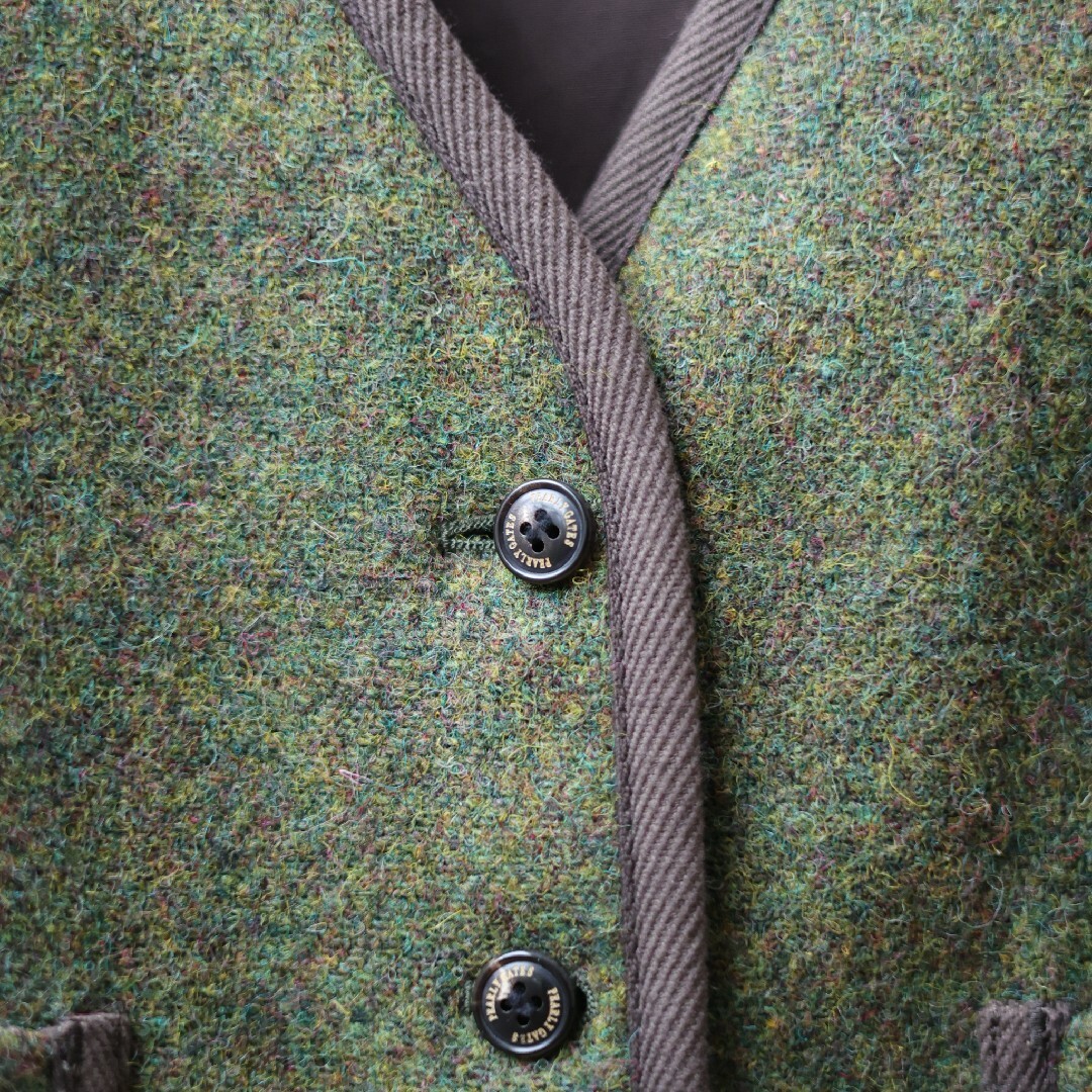 Harris Tweed(ハリスツイード)のパーリーゲイツ ハリスツイードコラボ  ハンティングベスト 美品 メンズのトップス(ベスト)の商品写真